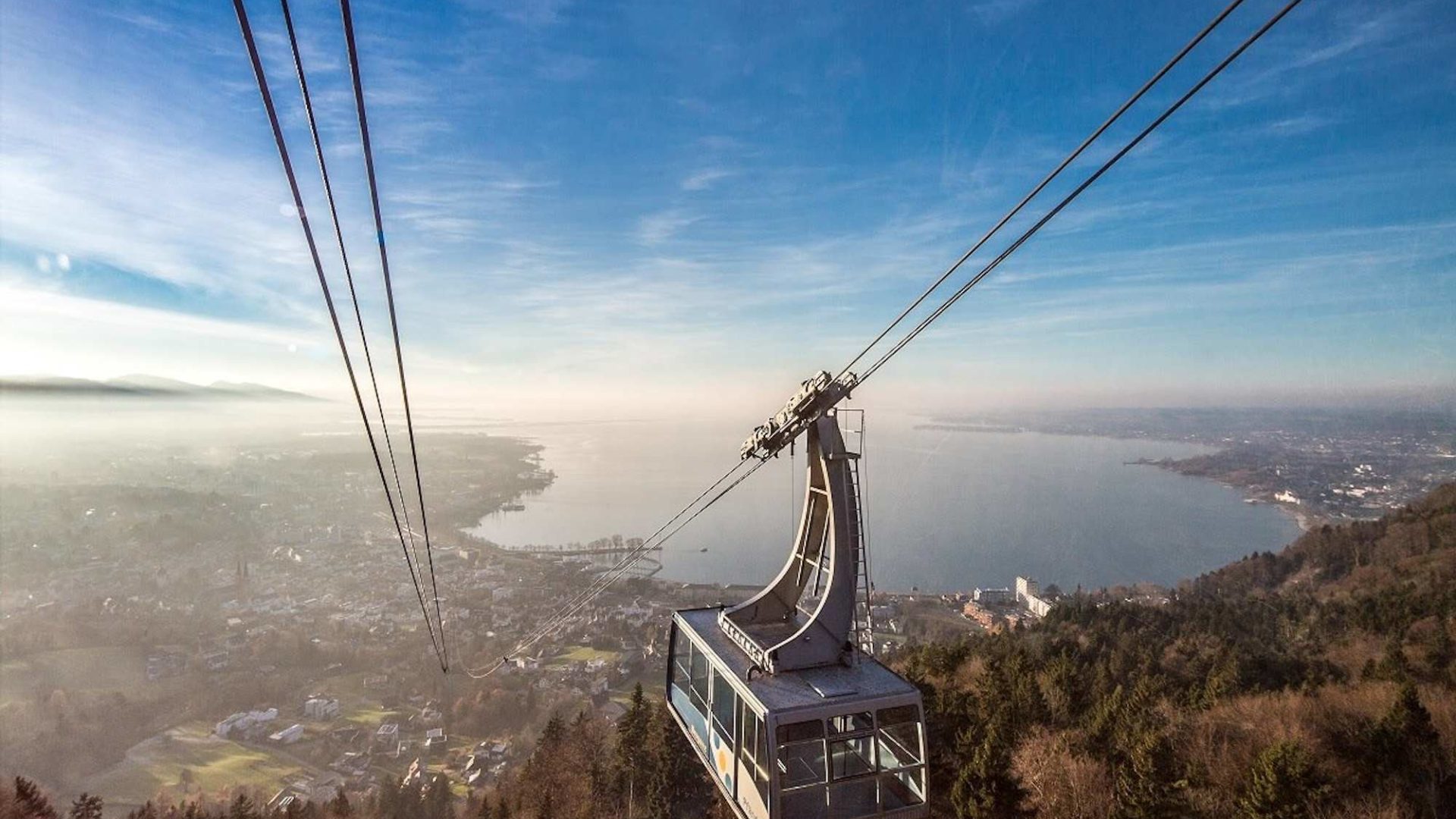 Pfänderbahn Bregenz Blick auf Bodensee © Petra Rainer / bregenz.travel